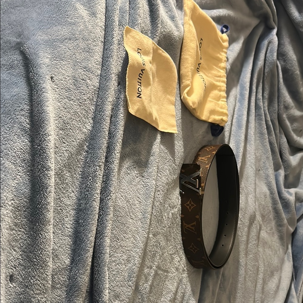 Louis Vuitton Brown and Black Belt (reversible)
